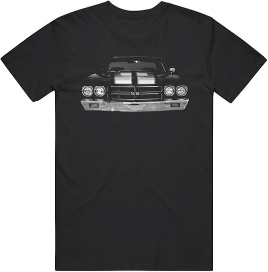 1970 Chevelle Front Grill View Silhouette T Shirt