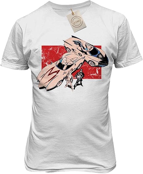 RIVEBELLA New Graphic Shirt Anime Racer X Speed Manga Men's T-Shirt